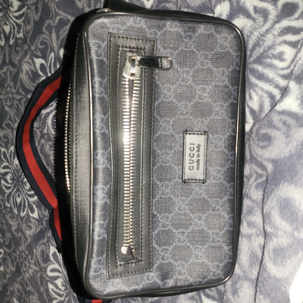 Gucci Black and Gray Men's Bag